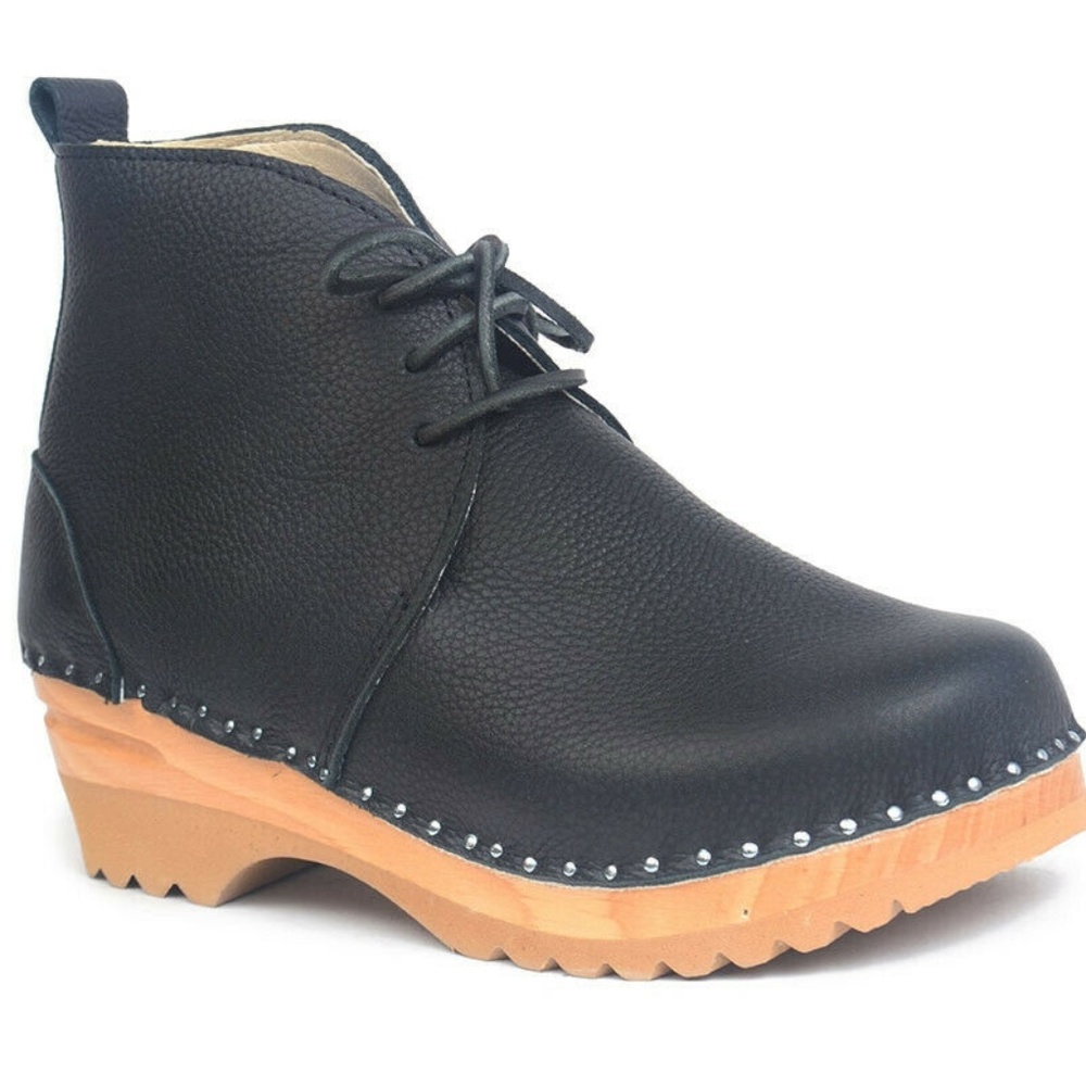 Troentorp Clog Boots Black (36) NwoB
